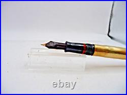 Eversharp Vintage Skyline l4k Gold Filled Fountain Pen-fine point-working