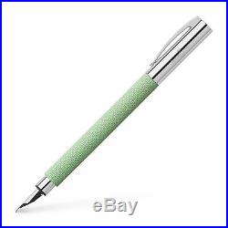 Faber-Castell Ambition OpArt Fountain Pen in Mint Green Extra Fine Point NEW
