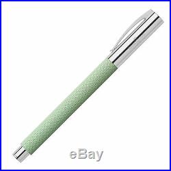 Faber-Castell Ambition OpArt Fountain Pen in Mint Green Extra Fine Point NEW