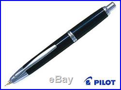 Fine Nib Pilot Namiki Retractable Fountain Pen Capless Black Vanishing Point