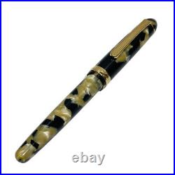 Fountain Pen Platinum Century 3776 Celluloid Stone Wall Pattern 18K Fine Point