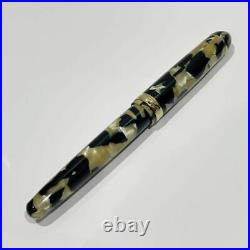 Fountain Pen Platinum Century 3776 Celluloid Stone Wall Pattern 18K Fine Point