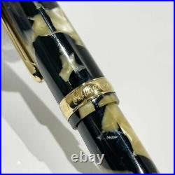 Fountain Pen Platinum Century 3776 Celluloid Stone Wall Pattern 18K Fine Point