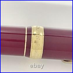 Fountain Pen Platinum Standard Nib 22K Fine Point Unisex Red