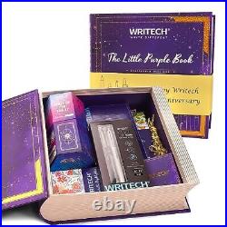 Gel Pen Highlighter Journaling Premium Little Purple Book with Fine Point