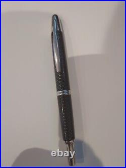 Genuine Pilot Vanishing Point Retractable Fountain Pen, Black Carbonesque