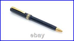 Gorgeous Omas 1930 Ballpoint Pen, Black & Gold, Works Fine, Made In Italy