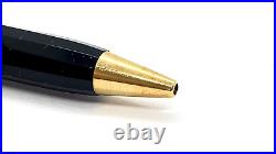 Gorgeous Omas 1930 Ballpoint Pen, Black & Gold, Works Fine, Made In Italy