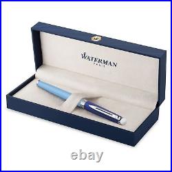 Hémisphère Rollerball Pen, Blue Colour Blocking, Fine Point, Black Ink, Gift Box