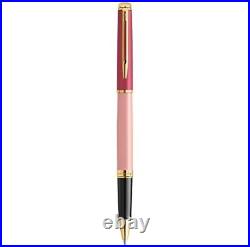 Hémisphère Rollerball Pen, Pink Colour Blocking, Fine Point, Black Ink, Gift Box