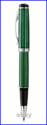 Incognito Rollerball Pen, Fine Point. Forest Green Color with Pure Platinum P