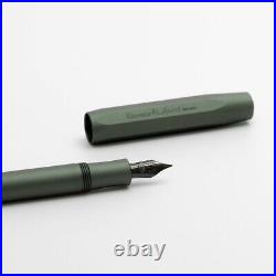 Kaweco AL Sport Fountain Pen MIDNIGHT GREEN Limited Edition, Fine Nib