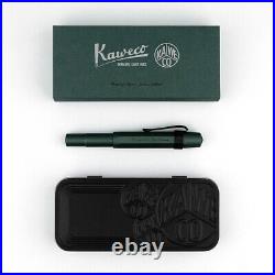 Kaweco AL Sport Fountain Pen MIDNIGHT GREEN Limited Edition, Fine Nib