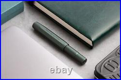 Kaweco AL Sport Fountain Pen MIDNIGHT GREEN Limited Edition, Fine Nib