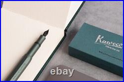 Kaweco AL Sport Fountain Pen MIDNIGHT GREEN Limited Edition, Fine Nib