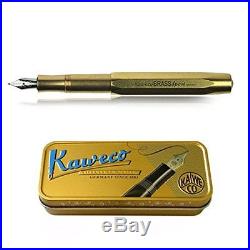 Kaweco Sport Brass Extra Fine Point Fountain pen New In Box