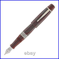 Kilk Orient Fountain Pen in Haphazard Red Fine Point Made in Turkey NEW