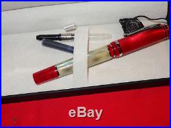 LABAN RAINBOW PEARL RED Fine Point Fountain Pen LT-320 NEW In Box withSleeve