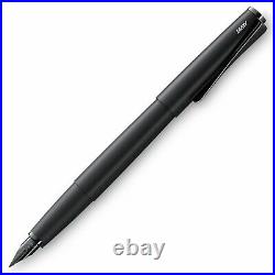 LAMY Studio Lx Fountain Pen in All Black Extra Fine Point NEW in box L66ALBKEF