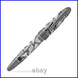 Laban 300 Skeleton Fountain Pen in Gun Metal Fine Point NEW in Box