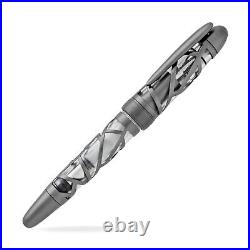 Laban 300 Skeleton Fountain Pen in Gun Metal Fine Point NEW in Box