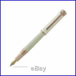 Laban Elegant Off White With Gold Trim Fine Point Fountain Pen LPF-968-IVPG-F