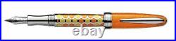 Laban Enamel Orange Honeycomb Fine Point Fountain Pen LMB-F200-4SOF