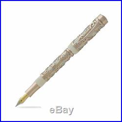 Laban Galileo Fountain Pen Ivory Colored Fine Point NEW LGL-F106PG-F