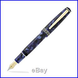 Laban Grecian Fountain Pen Blue Marble Fine Point New in Box LRN-F9892-BLMF