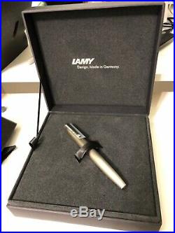 Lamy 2000 Fountain Pen Stainless Steel Fine Point New in Box