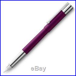 Lamy Scala Fountain Pen in Dark Violet Extra Fine Point -NEW in box L79VIOEF