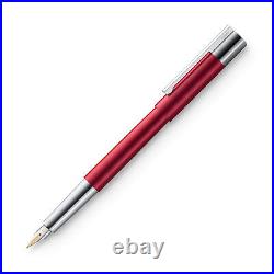 Lamy Scala Fountain Pen in Piano Red Extra Fine Point NEW in Box