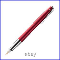 Lamy Studio Fountain Pen in Piano Red Extra Fine Point NEW in Box