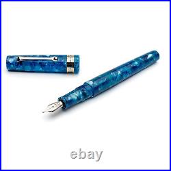 Leonardo La Piccolina Fountain Pen in Mare Blue, Extra Fine Nib NEW in Box