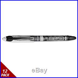 Liquid Flair Porous Point Stick Pen Blk Ink Extra Fine 12ct 12 PACK