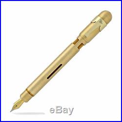 Loclen Electa Fountain Pen in Raw Brass Extra Fine Point NEW in box