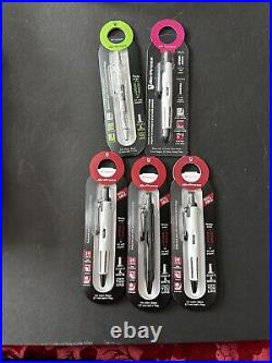 Lot 106 Tombow Air Press 0.7 Fine Point Pen Black Ink + 150+ Refill Cartridges