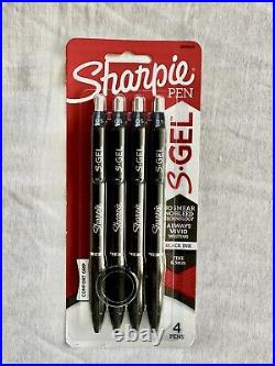 Lot of 56 4 SHARPIE S-Gel Pen Black Fine 0.5mm point Retractable 224 Count