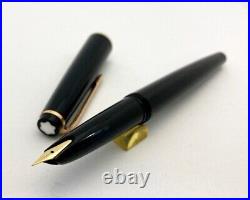 MONTBLANC NO. 32 black shaft fountain pen nib EF extra fine point 14