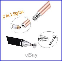 Mixoo Capacitive Stylus Pen, Disc & Fiber Tip 2 in 1 Series, Fine Point Stylus