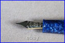 Molteni Modelo 58 Amalfi Blue fountain pen #03 of 99, 18K gold nib, fine point