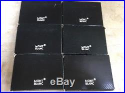 Mont Blanc Ballpoint Pen Blue Refills 6 Boxes 10 In Ea 5 Fine Point 1 Medium New