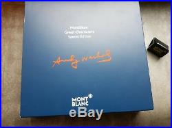 Montblanc Great Characters Andy Warhol Rollerball(Fineliner)Ballpoint Pen NEU OV