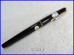 Montblanc Inhalation Fountain Pen Black Nib Ef Fine Point Gold 585 K14 No. 320