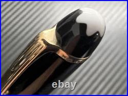 Montblanc Meisterstuck 144 Fountain Pen EF Extra Fine Point Black Medium White