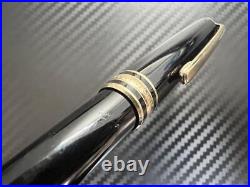 Montblanc Meisterstuck 144 Fountain Pen EF Extra Fine Point Black Medium White