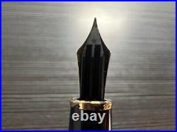 Montblanc Meisterstück 144 Fountain Pen Ef Extra Fine Point Black Rare