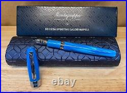 Montegrappa Fortuna Napoli Fountain Pen Fine nib with box & papers