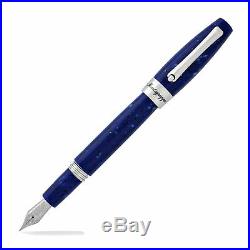 Montegrappa Fortuna Space Fountain Pen Starry Night Blue Fine Point NEW