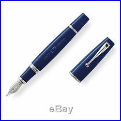 Montegrappa Monte Grappa Fountain Pen Navy Blue Fine Point ISMGR2AB NEW